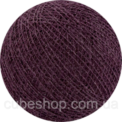 Декоративні бавовняні кульки з ниток Grape