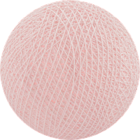 Декоративні бавовняні кульки з ниток Light Pink