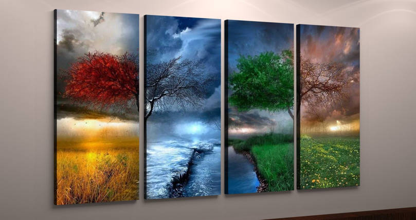 Фотокартина модульна пора року VE, фото 1