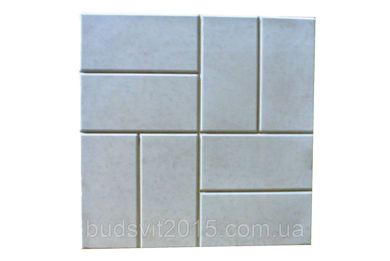 Плитка тротуарна "Квадрат цеглинка" 400х400х50 в 1 м2 — 6 шт.