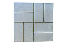 Плитка тротуарна "Квадрат цеглинка" 400х400х50 в 1 м2 — 6 шт.