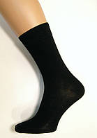 Бавовняні шкарпетки чоловічі високі чорного кольору 41-43р