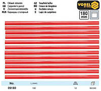 Карандаши строительные Польша 18 см 12 штук VOREL-09180