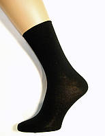 Медичні шкарпетки чоловічі без гумки високі чорного кольору