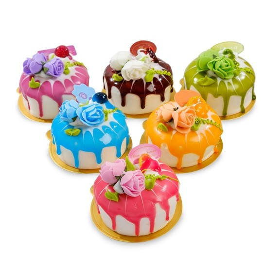 Набір із 6 декоративних десертів Квіткова пишність QS-02