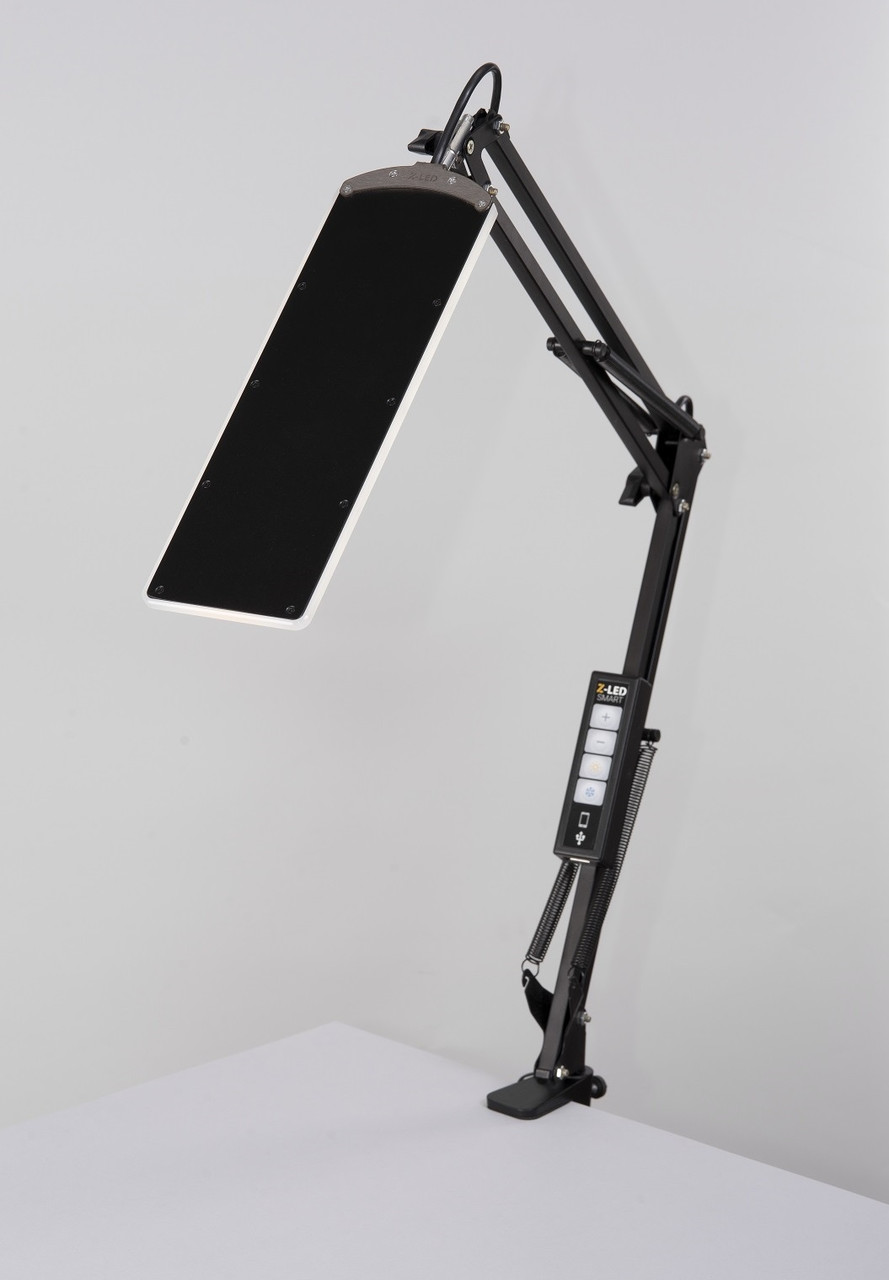 Лампа светодиодная настольная Черная 10W X-LED с сенсорной регулировкой яркости и температуры USB зарядное - фото 2 - id-p452638033