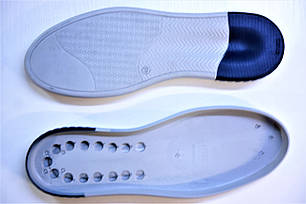 Підошва взуття СМ136 сіро-синя р. 44, 45, фото 2