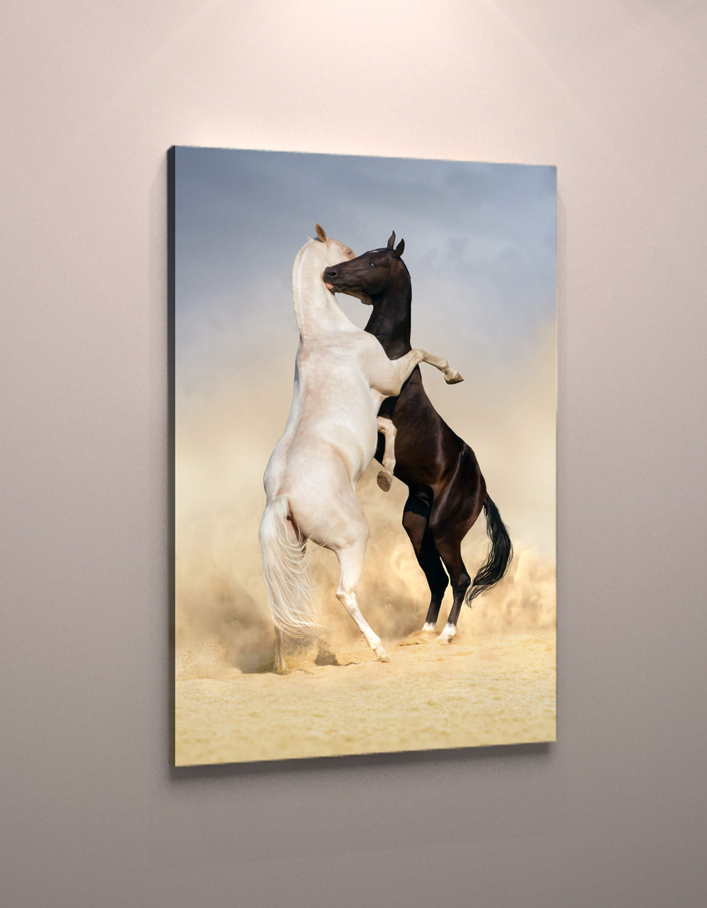 Фото картина на полотні тварини Коні пара фотокартина модульна коні полотно VE