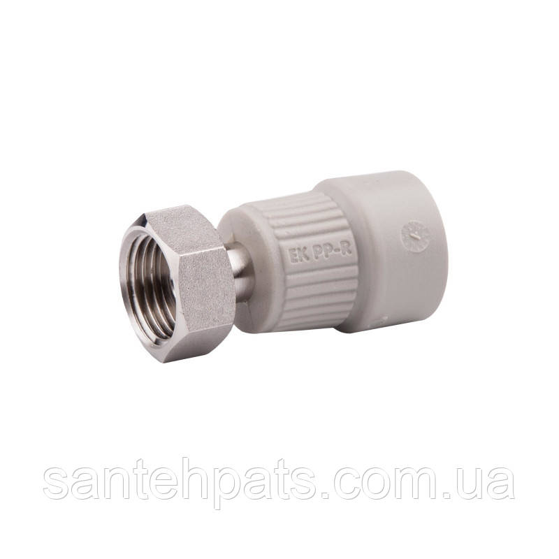 Муфта. З мет. накидною гайкою 25*3/4 в Ek