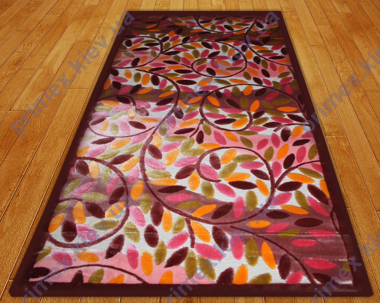Акриловий рельєфний килим Bonita (Туреччина) гілки яскравий