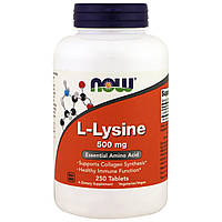 Для схуднення L-lysine Now Foods, 500 мг, 250 таблеток