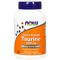 Таурин, Now Foods, 1000 мг, 100 капсул