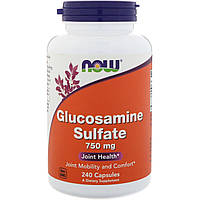 Глюкозамін Сульфат, Now Foods, 750 мг, 240 капсул