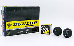 М'яч для сквошу DUNLOP (1 шт.) 700108 REVELATION PRO DOUBLE DOT