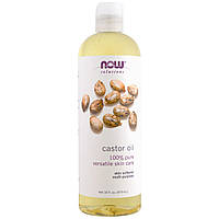 Рицинова олія (Castor Oil), Now Foods, 473 мл