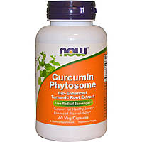 Куркумин с фитосомами, лечение суставов, Now Foods, Curcumin Phytosome, 60 капсул