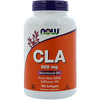 Кон'юговані лінолева кислота, CLA, Now Foods, 180 капсул