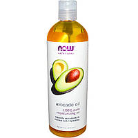 Масло авокадо косметическое Now Foods Avocado Oil 473 мл