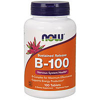 В-100 комплекс, Vitamin B-100, Now Foods, 100 таблеток