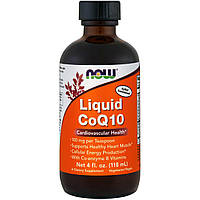 Коензим Q10 (Liquid CoQ10), Now Foods, рідкий, 118 мл