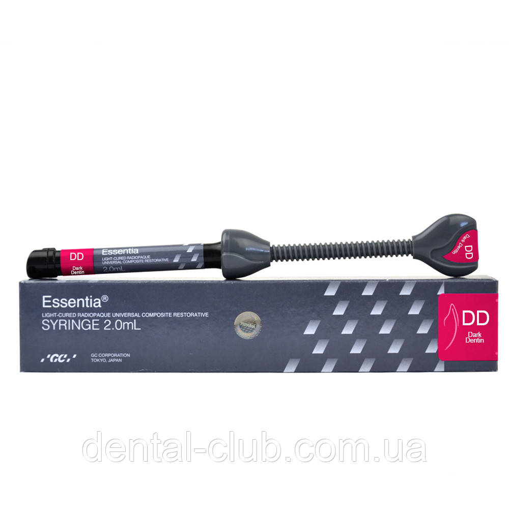 ESSENTIA універсальний гібридний композит GC (Ессентія) шприц 3,8 р.-4г. , відтінок - DD, фото 1