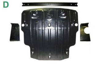 Захист картера VOLKSWAGEN Sharan v-1.8; 2.0 c 1997-2000 г.