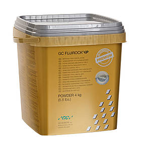 FUJIROCK EP Premium, супергипс IV класу 4 кг, Титановий Сірий