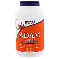 Вітамінний комплекс Адам, ADAM men's Multi, Now Foods, 180 капсул