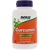Куркумін (Curcumin), Now Foods, 60 капсул