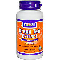 Экстракт зеленого чая, EGCg (Green Tea), Now Foods, 400 мг, 100 капсул