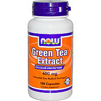 Екстракт зеленого чаю, EGCg (Green Tea), Now Foods, 400 мг, 100 капсул