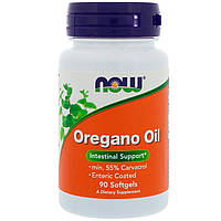 Олія орегано, Oregano Oil, Now Foods, 90 капсул