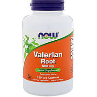 Корінь Валеріани, Valerian Root, Now Foods, 500 мг, 250 капсул