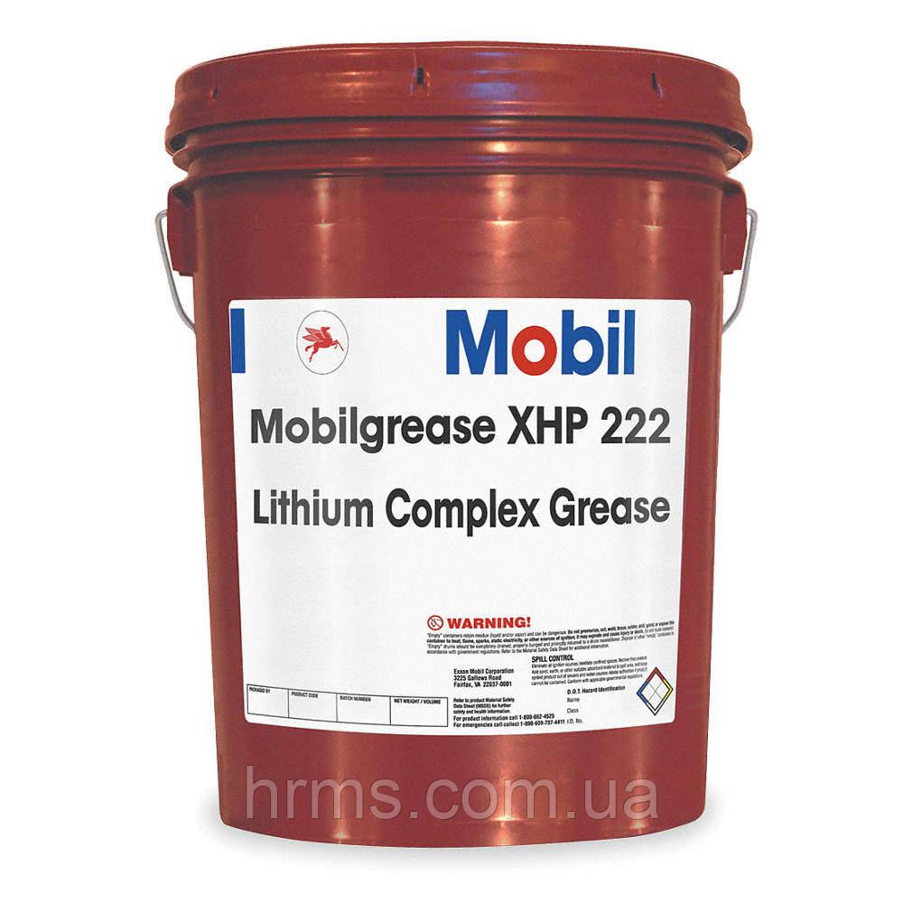 Літієва змазка синя Mobil Grease XHP 222 (NLGI-2) відро 18 кг Мобіл 222 Мобіл 222