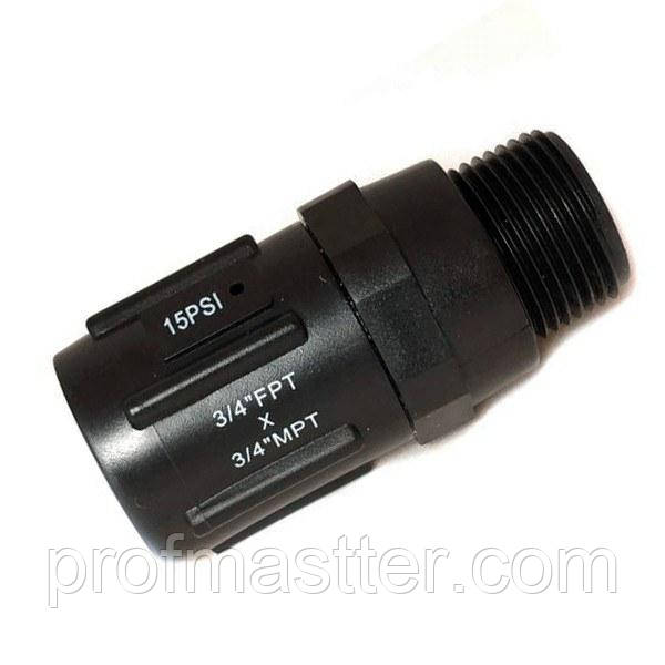Регулятор тиску Presto-PS для крапельного поливання, різь 3/4 дюйма (PR-013415H), фото 1