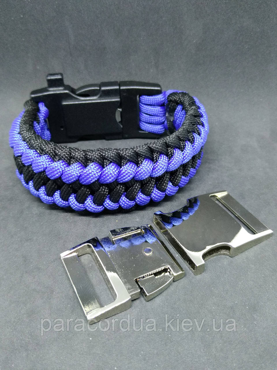 Браслет виживання з паракорда, "2 way tie"