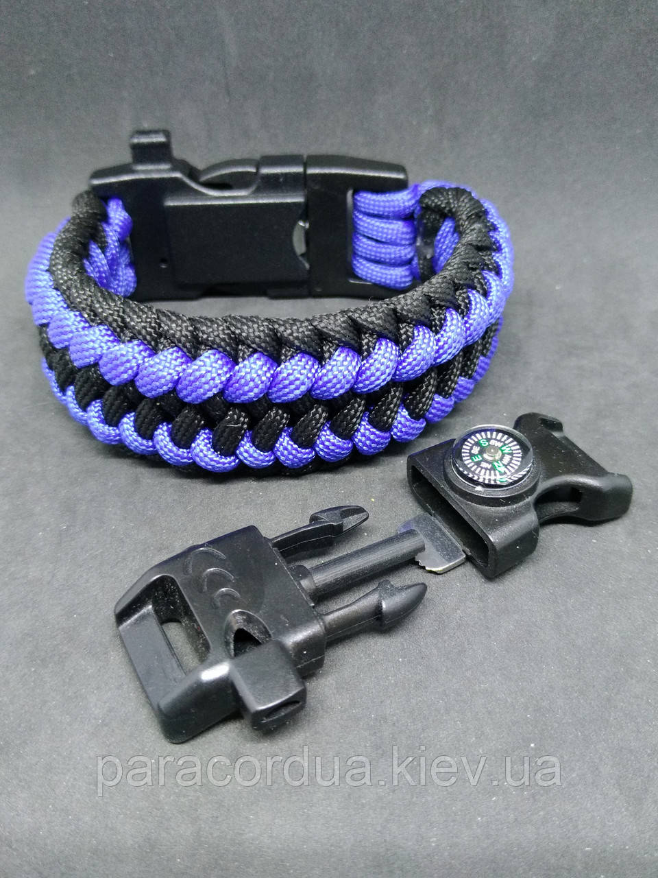 Браслет виживання з паракорда 5 в 1, "2 way tie"