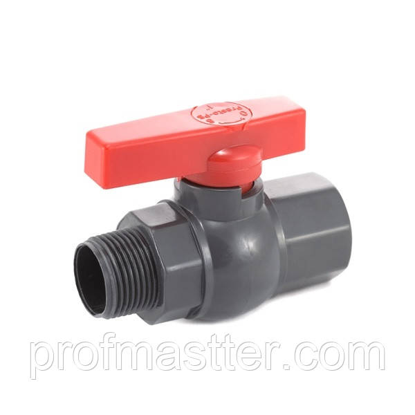 Кран кульовий Presto-PS 50 мм із зовнішньою та внутрішньою різзю 2 дюйми (PFV-0163), фото 1