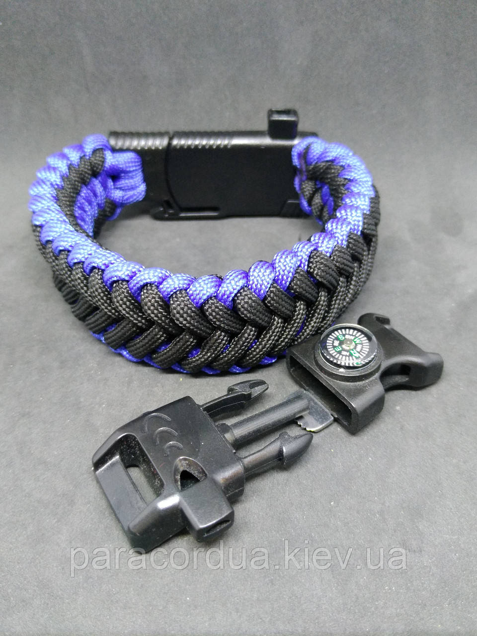 Браслет виживання з паракорда 5 в 1, Skeleton"