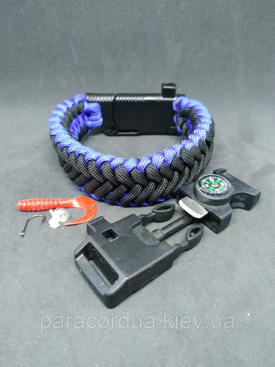 Браслет виживання з паракорда Рибалка, Skeleton"