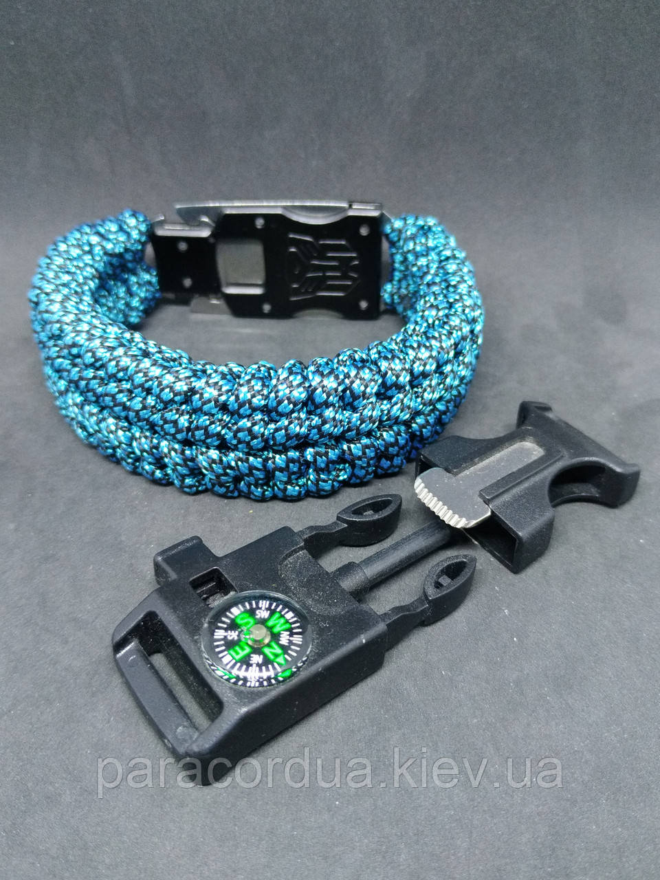 Браслет виживання з паракорда 5 в 1, "Lust for Life"