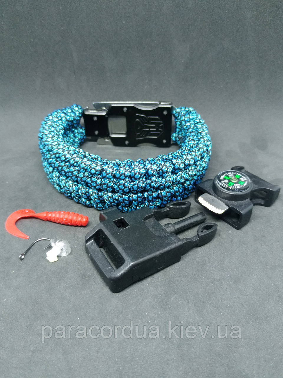 Браслет виживання з паракорда Риболовля, "Lust for Life"