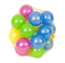 М'ячики кульки в намет і сухий басейн 64 штуки Україна