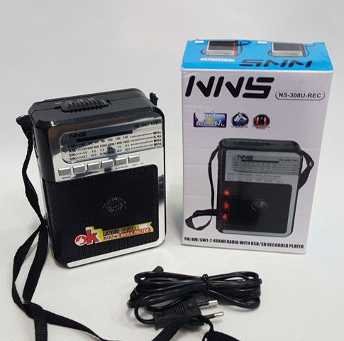 NNS-308 U REC Радіоприймач із записуванням USB
