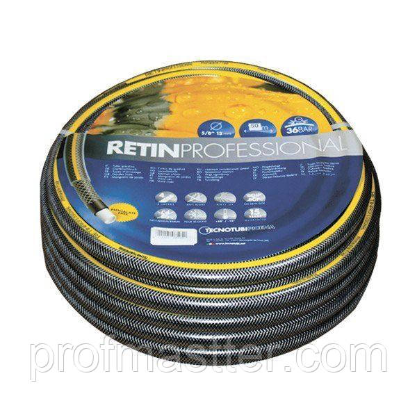 Шланг садовий Tecnotubi Retin Professional для поливання діаметр 3/4 дюйма, довжина 15 м (RT 3/4 15), фото 1