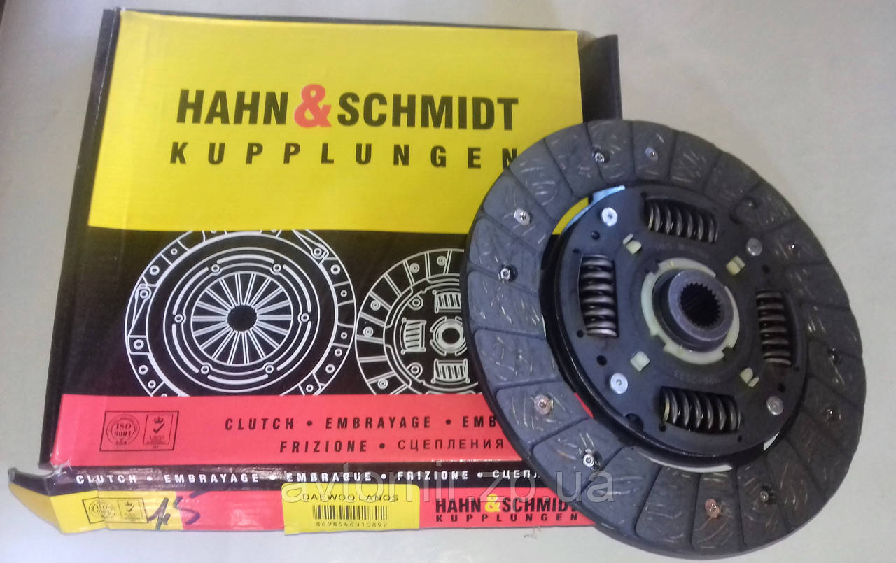 Диск зчеплення Ланос,Lanos 1,5,Nexia 8V Hahn&Schmidt