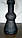 Кальян " Класика" чорний, матовий з однією трубкою, висота 50 см., фото 3