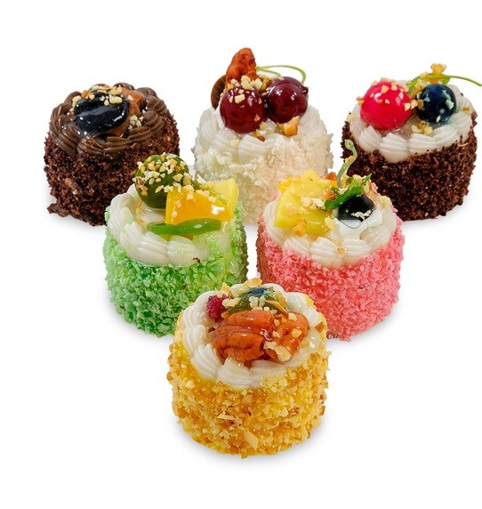Набір із 6 декоративних десертів, магнітів Захоплення QS-21