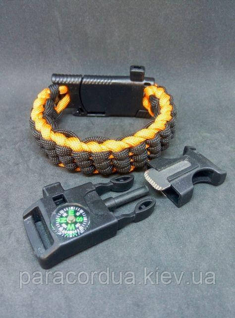 Браслет виживання з паракорда 5 в 1, "Track Knot"