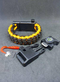 Браслет виживання з паракорда Риболовля, "Track Knot"